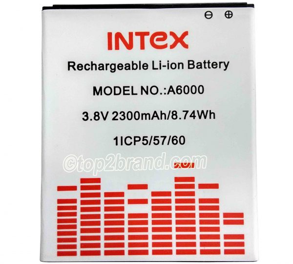 Intex made Lenovo A6000 Battery