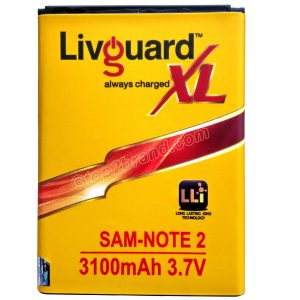 samsung galaxy note 2 battery by livguard