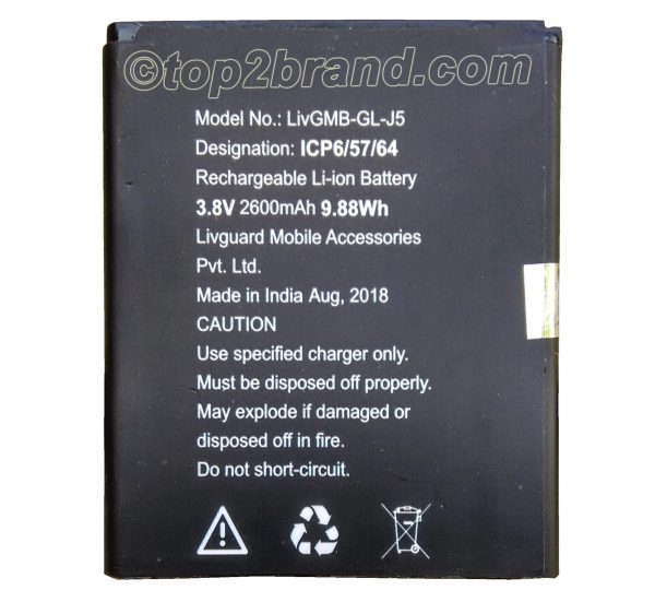 Samsung galaxy J2 Ace Battery from Livguard Price