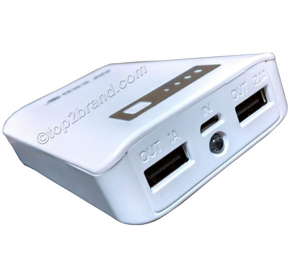 Dual USB Port - erd 6000 mah power bank