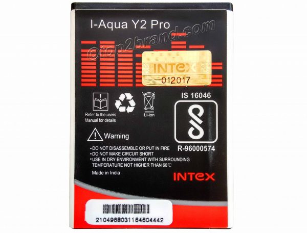 intex aqua y2 pro battery