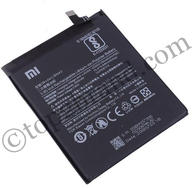 BN43 front angle xiaomi redmi note 4x battery