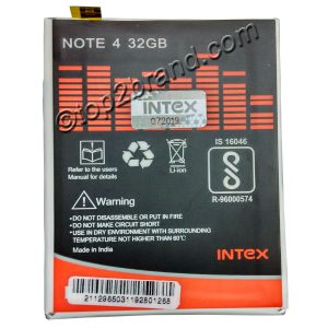 intex made XIAOMI REDMI NOTE 4 Battery