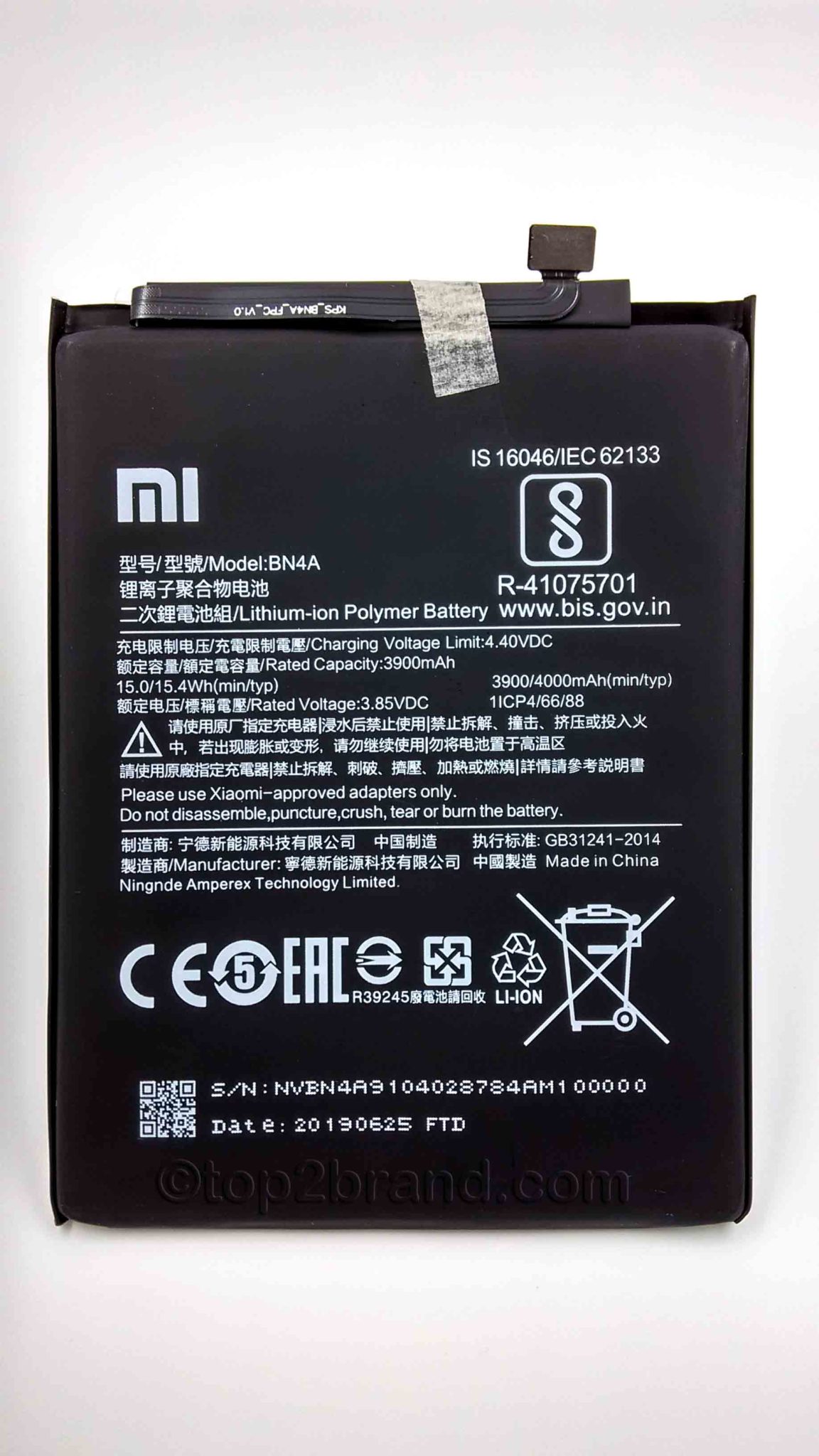 Bn4a Battery For Xiaomi Redmi Note 7 Mi Note 7 The Top Brand Store 4534