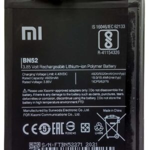 xiaomi redmi note 9 pro battery