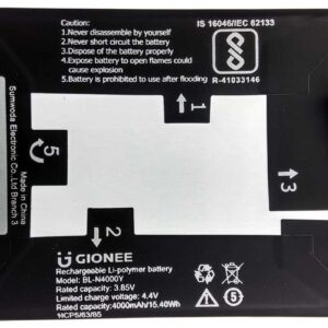 gionee a1 lite battery low price