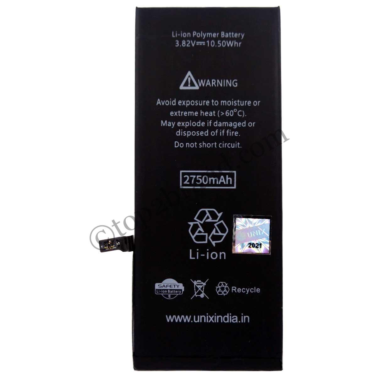 iphone 6s+ back unix graphite 2750mah battery for iphone 6s plus