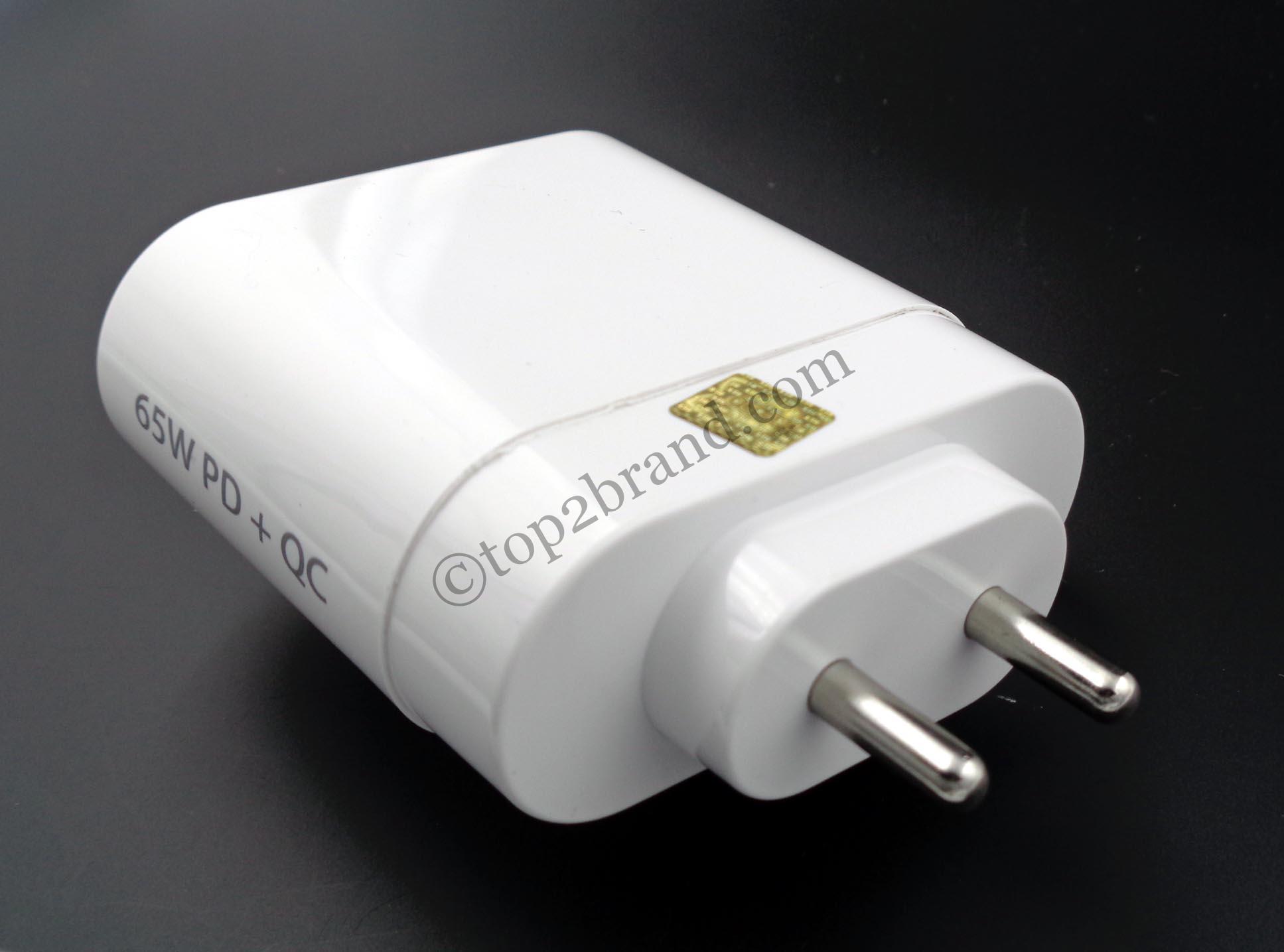 ERD 65W PD + QC back angle Xiaomi Mi 10i charger