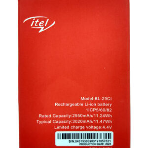 Itel A25 Pro battery