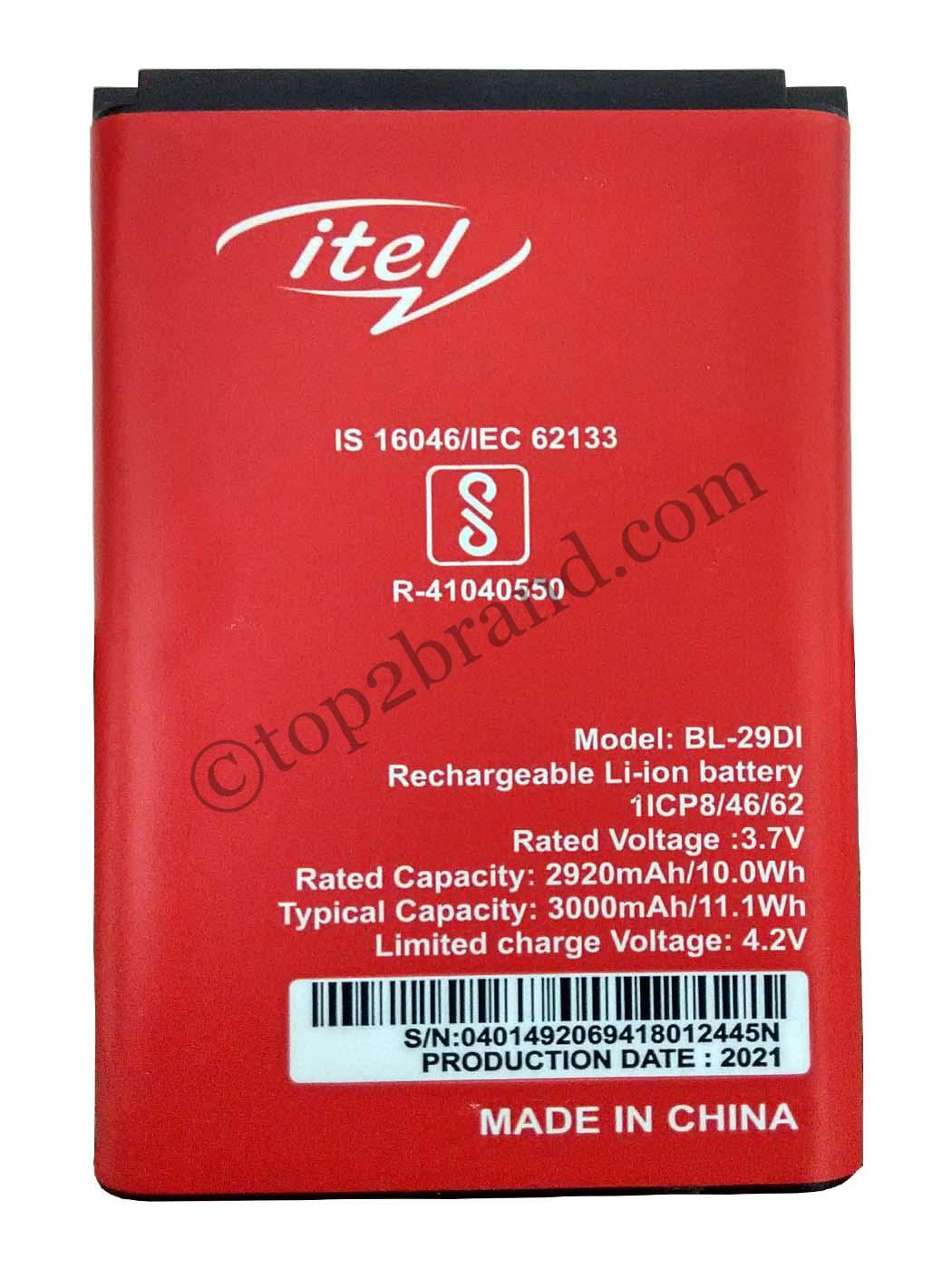 Itel Muzik 400 (it 5092) battery mAh buy online Itel Muzik 400 (it 5092) battery at best price
