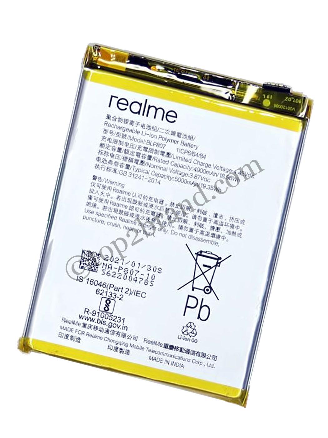 buy online Realme narzo 30 pro 5g battery at best price buy online Realme 7 5G battery at best price