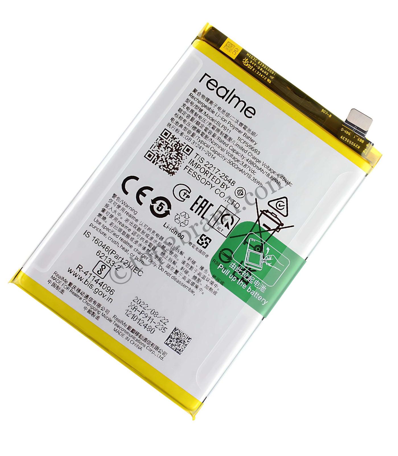 buy online Realme 9 ,Realme 9 Pro battery mAh buy online Realme 9 Pro battery at best price