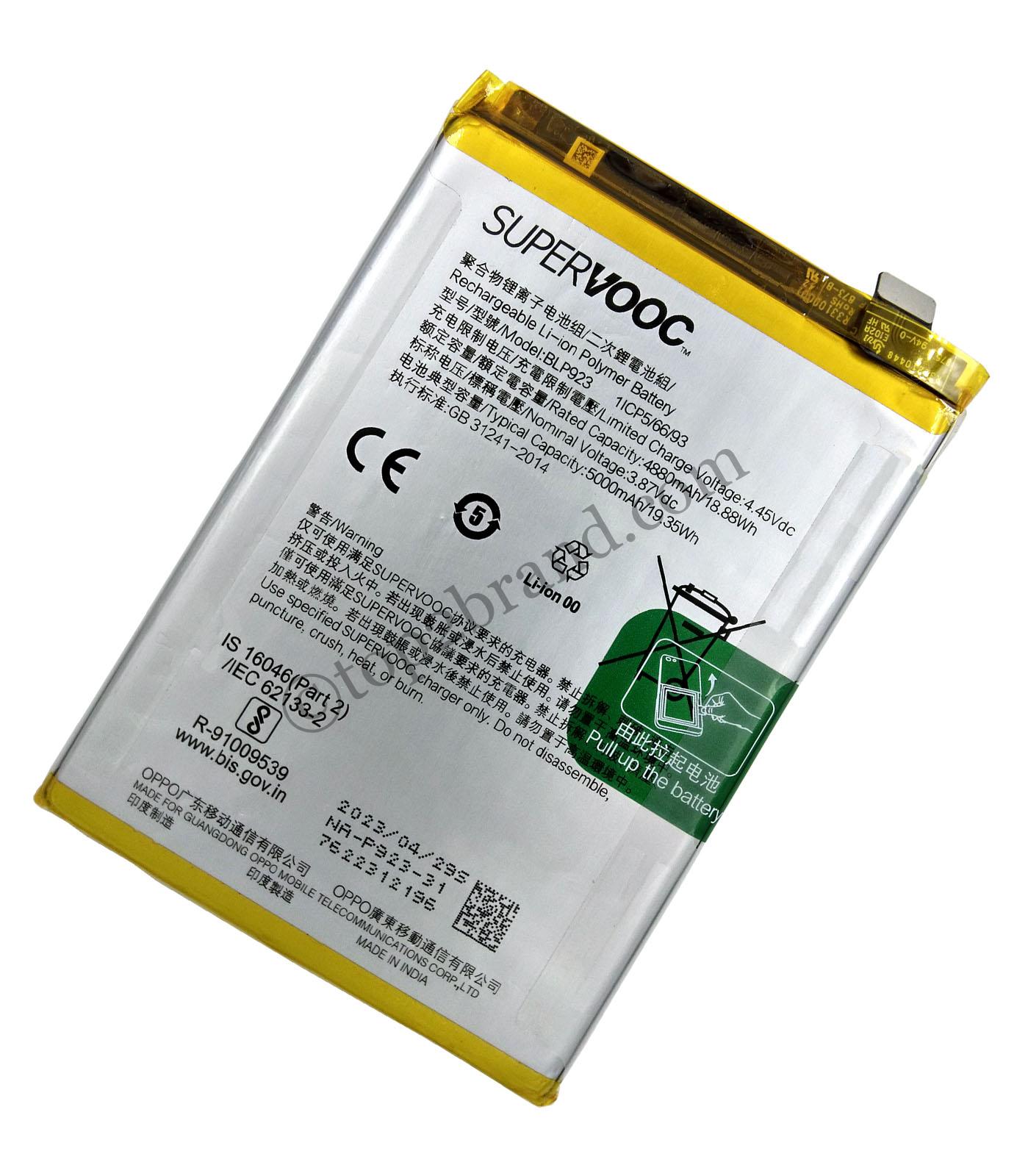 Oppo A77 5G original battery buy online Oppo A77 5G battery at best price