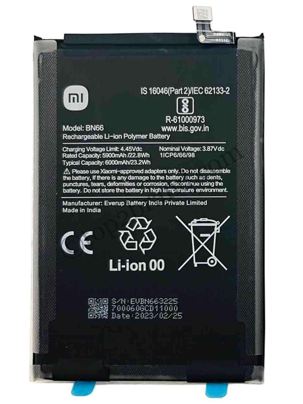 POCO C40 battery mAh buy online POCO C40 battery at best price